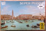 Image of the puzzle 1500, F.X. Schmid, View of Venice from the Island of San Giorgio, by Gaspare Vanvitelli, Complete, Picture of the box