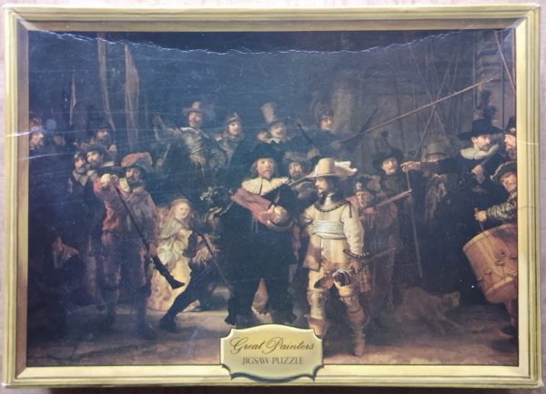 Image of the puzzle 500, Arrow, The Night Watch, by Rembrandt, Complete, Picture of the box