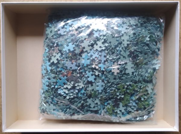 Image of the puzzle 2000, MB, Lake Thun, Switzerland, Sealed Bag, Picture of the bag