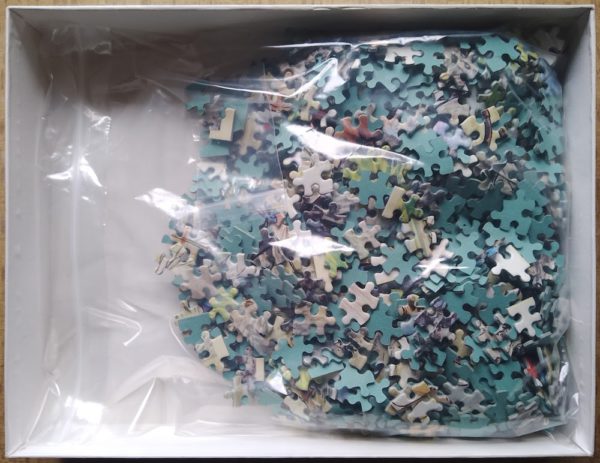 Image of the puzzle 1000, MB, Spring in the Field, by Cornelis Jetses, Complete, Picture of the bag