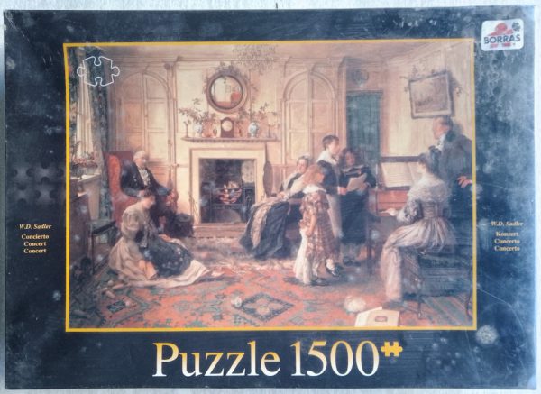 Image of the puzzle 1500, Borrás, Concert, William Dendy Sadler, Factory Sealed, Picture of the puzzle