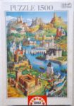 Image of the puzzle 1500, Educa, Castles of Europe, Factory Sealed, Picture of the box