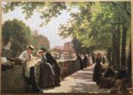 Image of the puzzle 2000, Nathan, Parisian Quay, by Jules Trayer, Complete, Picture of the puzzle