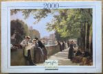 Image of the puzzle 2000, Nathan, Parisian Quay, by Jules Trayer, Complete, Picture of the box