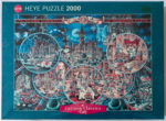Image of the puzzle 2000, Heye, Crime Scene, by Michael Ryba, Factory Sealed, Picture of the box