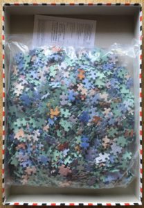 Image of the puzzle 1500, Educa, Dream Caused by the Flight of a Bee..., by Dalí, Sealed Bag, Picture of the bag