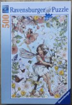 Image of the puzzle 500, Ravensburger, Flower Fairies, by Cicely Mary Barker, Complete, Picture of the box