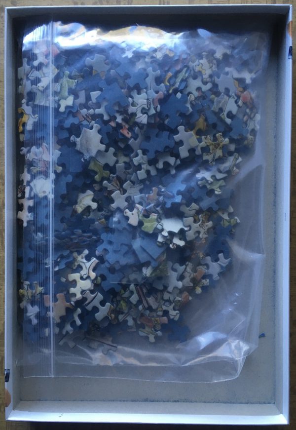 Image of the puzzle 500, Ravensburger, Flower Fairies, by Cicely Mary Barker, Complete, Picture of the bag