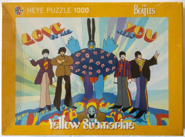 Image of the puzzle 1000, Heye, Love, by Heinz Edelmann, Factory Sealed, Picture of the box
