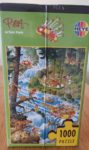 Image of the puzzle 1000, Heye, Action Park, by Michael Ryba, Factory Sealed, Picture of the box