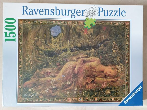 Image of the puzzle 1500, Ravensburger, Sweet Dreams, by Kinuko Yamabe Craft, Factory Sealed, Picture of the box
