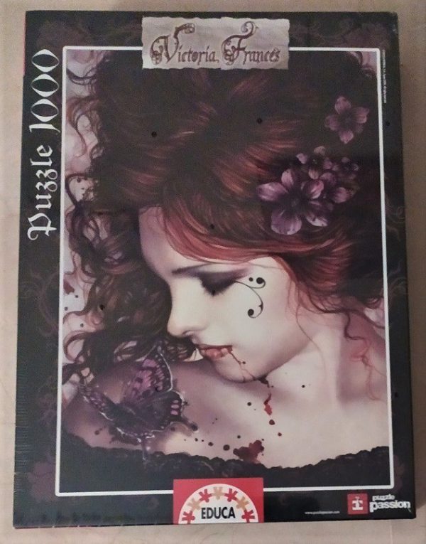 Image of the puzzle 1000, Educa, Butterfly, by Victoria Francés, Factory Sealed, Picture of the box