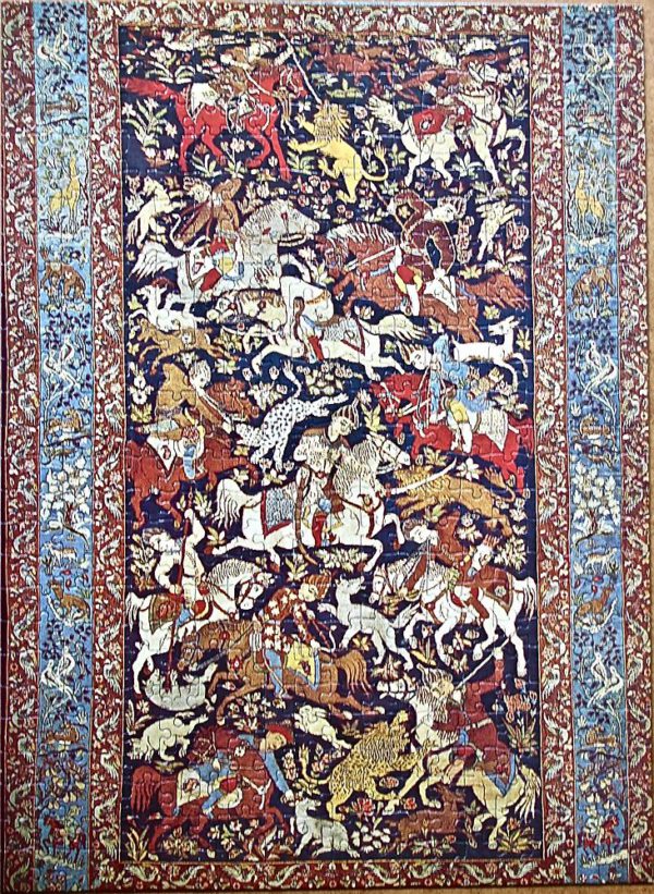 Image of the puzzle 500, ASS, Equestrian Tapestry, Complete, Picture of the puzzle
