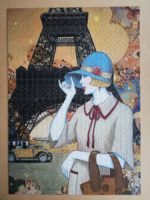 Image of the puzzle 1000, Clementoni, Paris Adventures, by Helena Lam, Complete, Picture of the puzzle