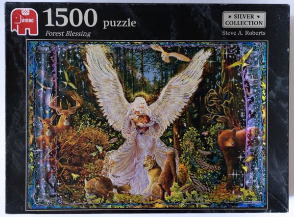 Image of the puzzle 1500, Jumbo, Forest Blessing, Steve A. Roberts, Sealed Bag, Picture of the box