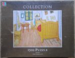 Image of the puzzle 1500, MB, Bedroom at Arles, by Vincent van Gogh, Factory Sealed, Picture of the box