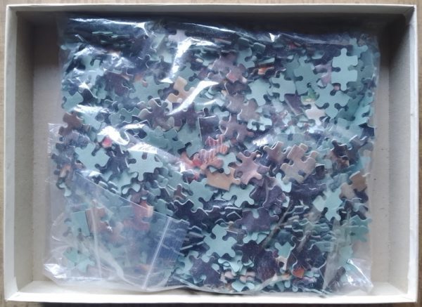 Image of the puzzle 750, Hestair, Happy Family, by Giovanni Battista Torriglia, Complete, Picture of the bag