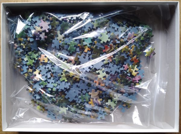 Image of the puzzle 1000, Ravensburger, The Fairy Forest, by Eckhard Freytag, Complete, Picture of the bag