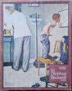 Image of the puzzle 1000, MB, Before the Shot, by Norman Rockwell, Factory Sealed, Picture of the box