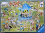 Image of the puzzle 1000, Ravensburger, Park Concert, by Jan van Haasteren, Complete, Picture of the box