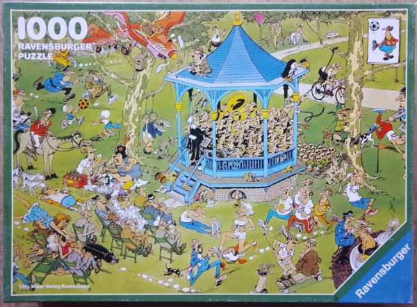 George Hanbury Verkleuren Geit 1000, Ravensburger, Park Concert - Rare Puzzles