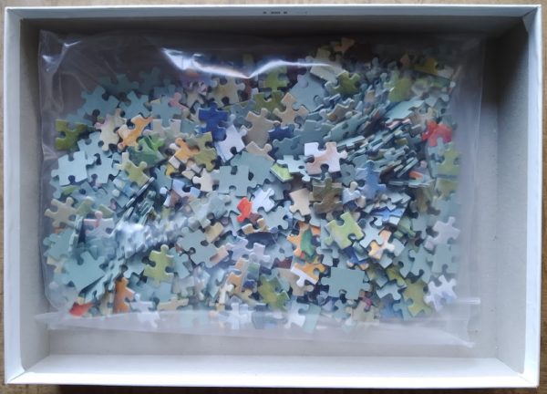 Image of the puzzle 500, Jumbo, Mickey & Minnie Gallery, Complete, Picture of the bag