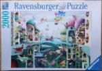 Image of the puzzle 2000, Ravensburger, If Fish Could Walk, by Demelsa Haughton, Complete, Picture of the box
