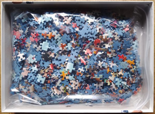 Image of the puzzle 1500, Ravensburger, Coffee and Cake, Complete, Picture of the bag