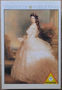 Image of the puzzle 1000, Piatnik, Empress Elisabeth of Austria, Franz Xaver Winterhalter, Sealed Bag, 2022-12-14, Picture of the box