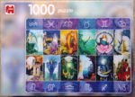 Image of the puzzle 1000, Jumbo, Fantasy Zodiac Signs, by Linda & Roger Garland, Complete, 2022-12-14, Picture of the box