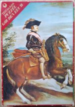 Image of the puzzle 1200, Hema, Philip IV on Horseback, by Diego Velázquez, Complete, Picture of the box