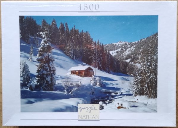 Image of the puzzle 1500, Nathan, A Winters Morning, Factory Sealed, Picture of the box