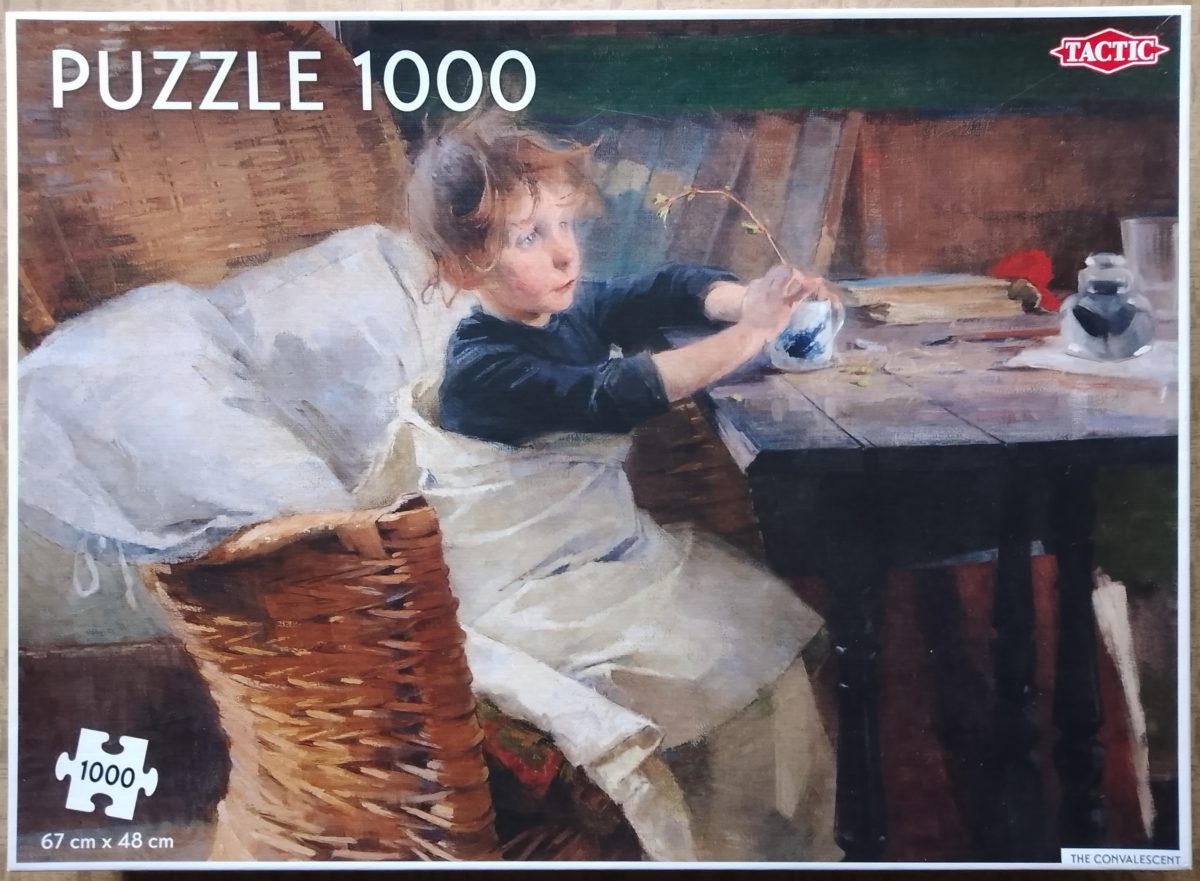 Image of the puzzle 1000, Tactic, The Convalescent, by Helene Schjerfbeck, Complete, Picture of the box
