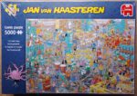 Image of the puzzle 5000, Jumbo, The Music Shop, by Jan van Haasteren, Factory Sealed, Picture of the box