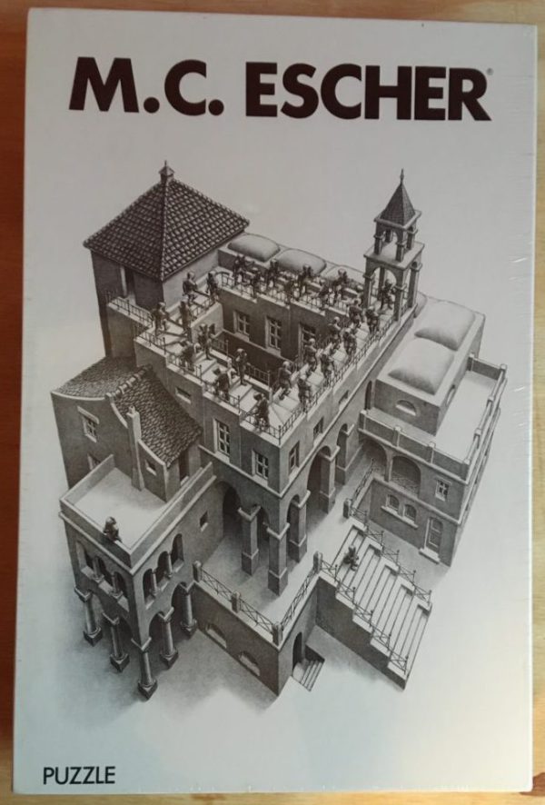 850, Jumbo, Waterfall, Escher - Rare Puzzles 850, Jumbo, Waterfall, Escher - Rare Puzzles