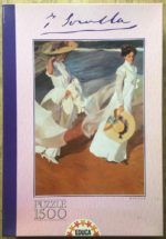 Image of the puzzle 1500, Educa, Walk on the Beach, by Joaquín Sorolla, Sealed Bag, Picture of the box