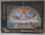 Image of the puzzle 1000, Clementoni, The Disputation of the Holy Sacrament, Raphael, Factory Sealed, Picture of the box