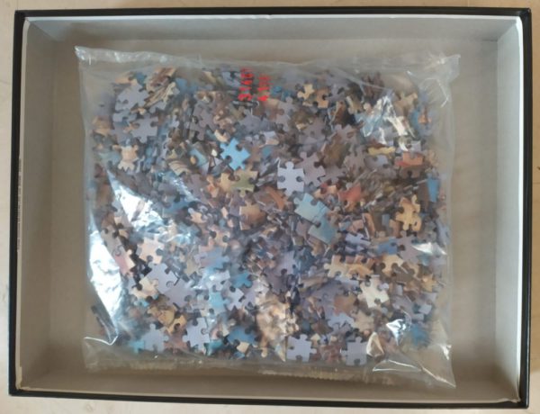 Image of the puzzle 1000, Clementoni, Universal Judgement, Michelangelo, Sealed Bag, Picture of the bag