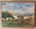 Image of the puzzle 1500, MB, View of Cagnes, by Pierre-Auguste Renoir, Sealed Bag, Picture of the box