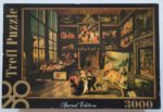 Image of the puzzle 3000, Trefl, Interior of a Collectors Gallery of Paintings and Objets d Art, Cornelis de Baellieur. Picture of the box