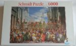 Image of the puzzle 6000, Schmidt, The Wedding at Cana, Paolo Veronese. Picture of the box
