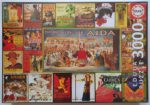 Image of the puzzle 3000, Educa, Collage of operas, Lewis T Johnson. Picture of the box