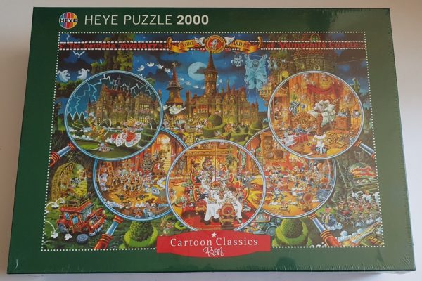 Image of the puzzle 2000, Heye, Crime Scene, Michael Ryba. Picture of the box