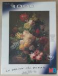 Image of the puzzle 3000, MB, Bouquet of Flowers, Jan Frans van Dael, Factory Sealed, Picture of the box