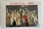 Image of the puzzle 6000, Schmidt, Allegory of Spring, Sandro Botticelli, Factory Sealed, Picture of the box