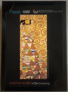 Image of the puzzle 1000, Ricordi, Expectation, Gustav Klimt, Picture of the box