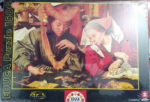 Image of the puzzle 1500, Educa, The Banker and His Wife, by Marinus Claeszoon van Reymerswaele, Factory Sealed, Picture of th box