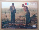 Image of the puzzle 1500, MB, The Angelus, by Jean-François Millet, Factory Sealed, Picture of the box