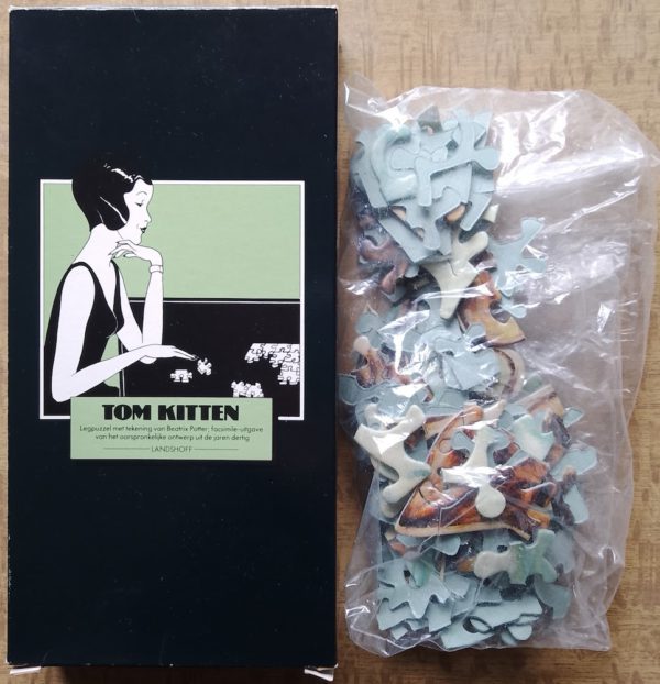 Image of the puzzle The Jigsaw Book (Legpuzzelboek), Complete, Picture of the bag