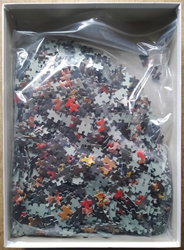 Image of the puzzle 1500, Schmidt, Flowerpot, by Bartolomeo del Bimbo, Complete, Picture of the bag